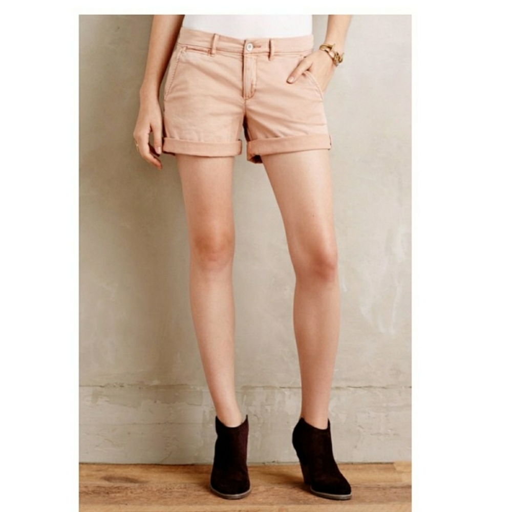 Pilcro and The Letterpress Peach Shorts  S27